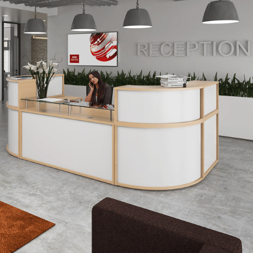 Stocked Reception Desks